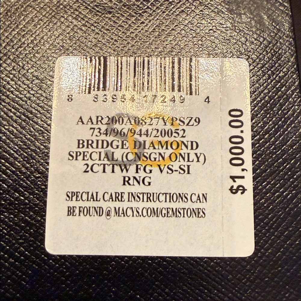 Macy's Dazzling Silver Cluster Ring - image 6